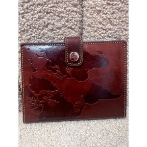 Eccolo World Traveler Brown Faux Leather RFID Blocking Passport Holder Vegan